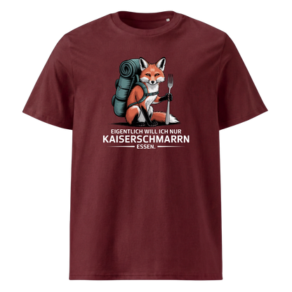Kaiserschmarrn Fuchs T-Shirt Unisex mit Fuchs-Motiv, Print Nahaufnahme