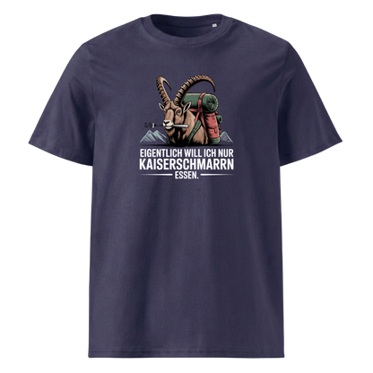 Kaiserschmarrn Ziege T-Shirt Unisex mit Ziegen-Motiv, weitere Ansicht