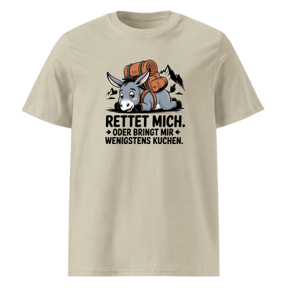 Rettet mich T-Shirt Unisex mit Wander-Spruch, Farbvariante