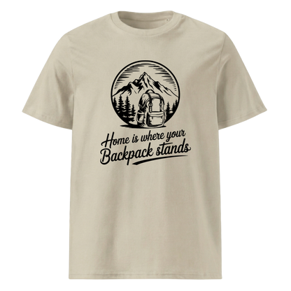 Home T-Shirt mit Berg-Spruch, Farbvariante