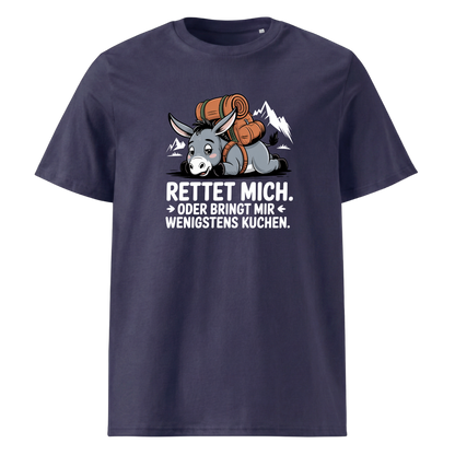 Rettet mich T-Shirt Unisex mit Wander-Spruch, weitere Ansicht