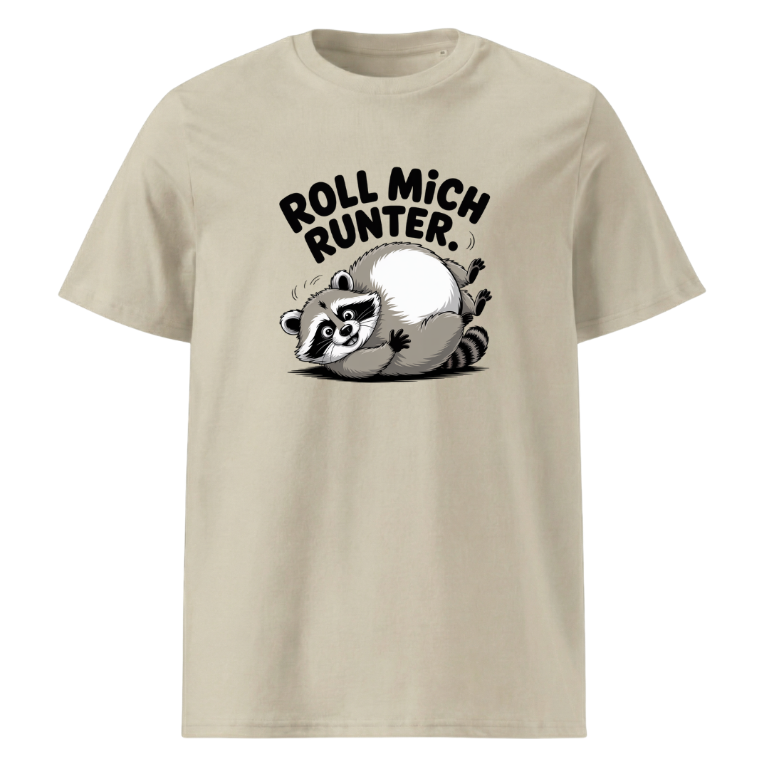 Roll mich runter T-Shirt Unisex mit Wander-Spruch, Farbvariante
