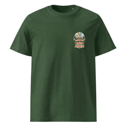 Wandern ist Laufen mit besserer Aussicht Unisex T-Shirt mit Brustdruck, Kraxelgaudi