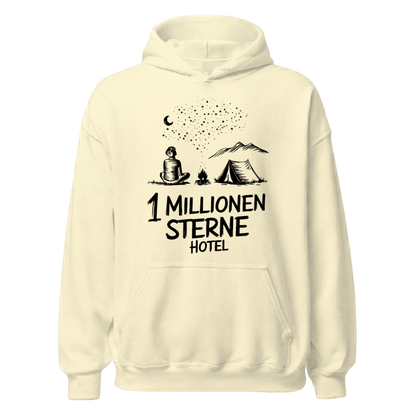 Sternehotel Hoodie mit Berg-Spruch, Farbvariante