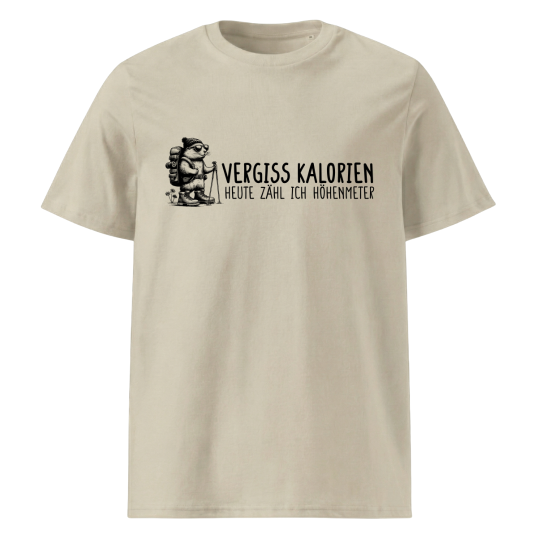 Höhenmeter Bio T-Shirt Unisex mit Spruch, Farbvariante