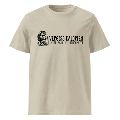 Höhenmeter Bio T-Shirt Unisex mit Spruch, Farbvariante