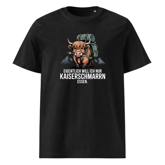 Kaiserschmarrn Kuh T-Shirt Unisex mit Kuh-Motiv, Frontansicht