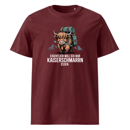 Kaiserschmarrn Kuh T-Shirt Unisex mit Kuh-Motiv, Print Nahaufnahme