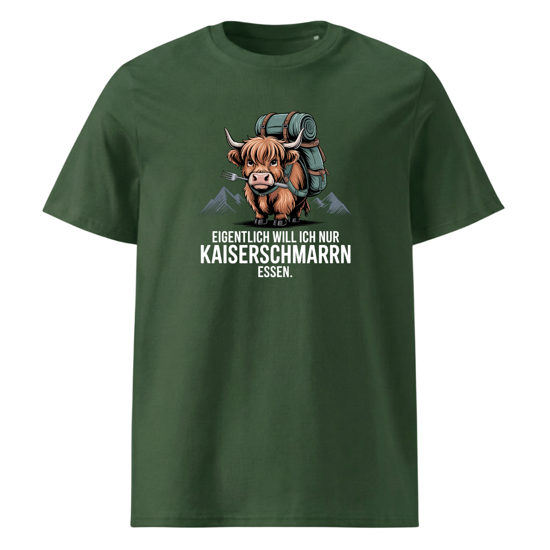 Kaiserschmarrn Kuh T-Shirt Unisex mit Kuh-Motiv, Detailansicht
