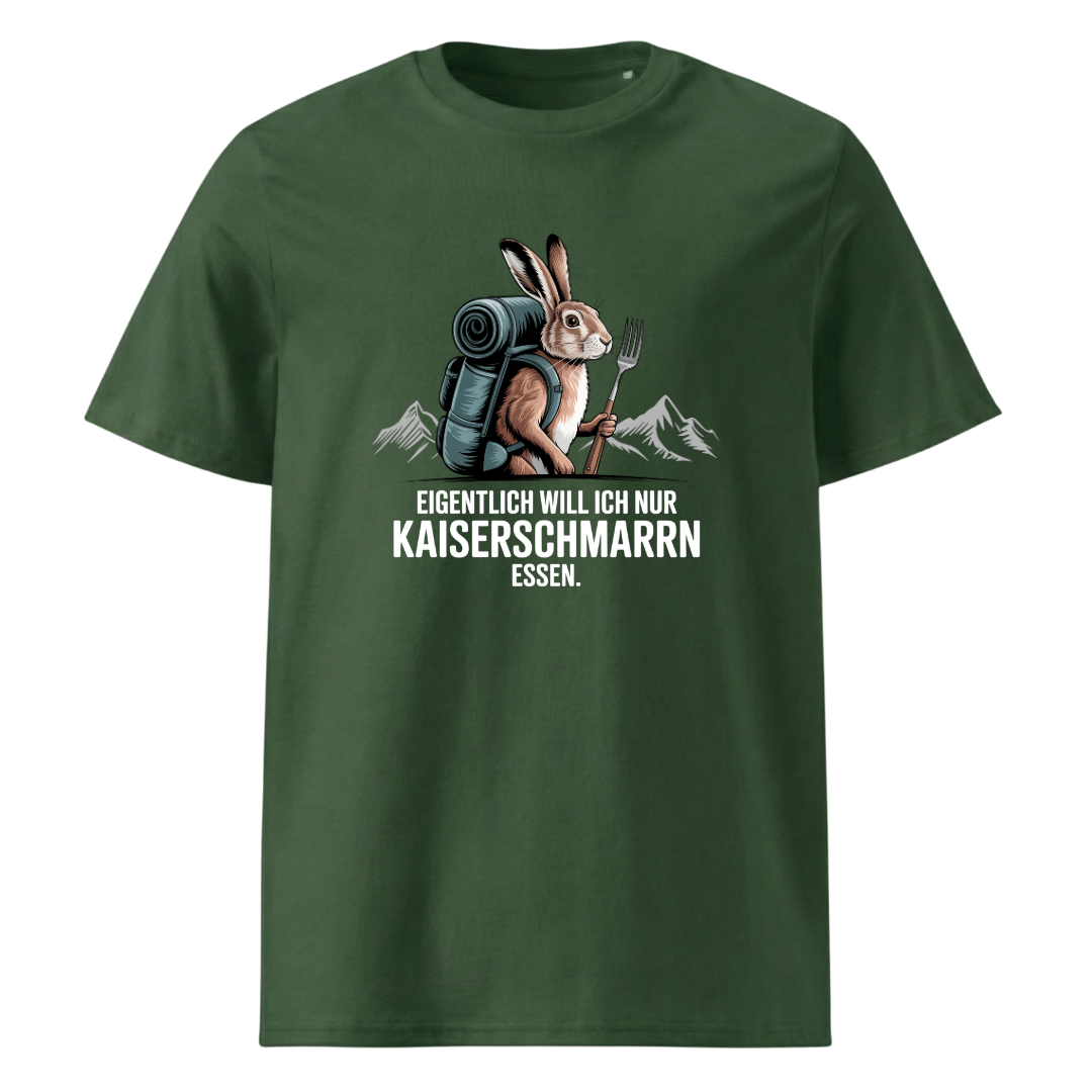 Kaiserschmarrn Hase T-Shirt Unisex mit Hase-Motiv, Detailansicht