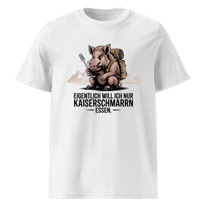 Kaiserschmarrn Wildschwein T-Shirt Unisex mit Wildschwein-Motiv, Motivdetail