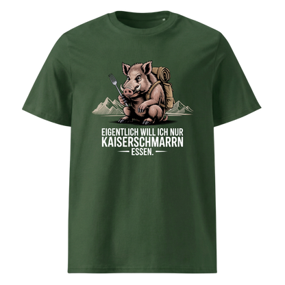 Kaiserschmarrn Wildschwein T-Shirt Unisex mit Wildschwein-Motiv, Detailansicht