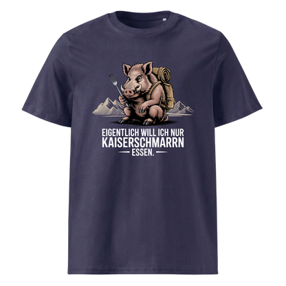 Kaiserschmarrn Wildschwein T-Shirt Unisex mit Wildschwein-Motiv, weitere Ansicht