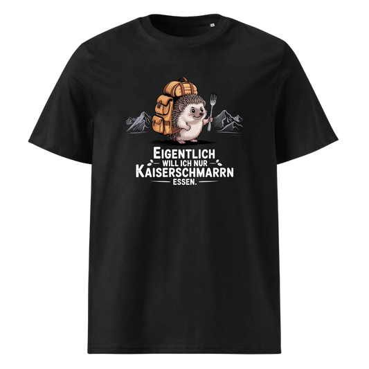Kaiserschmarrn Igel T-Shirt Unisex mit Igel-Motiv, Frontansicht