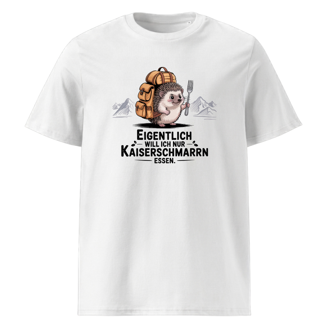 Kaiserschmarrn Igel T-Shirt Unisex mit Igel-Motiv, Motivdetail