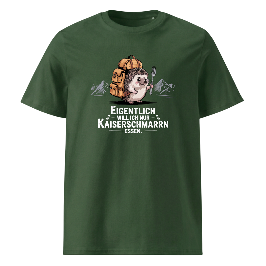 Kaiserschmarrn Igel T-Shirt Unisex mit Igel-Motiv, Detailansicht