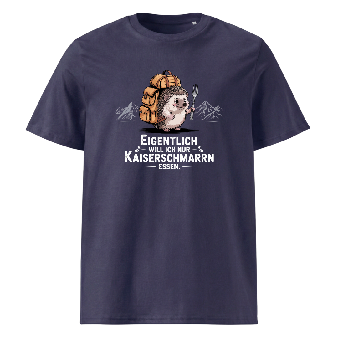 Kaiserschmarrn Igel T-Shirt Unisex mit Igel-Motiv, weitere Ansicht