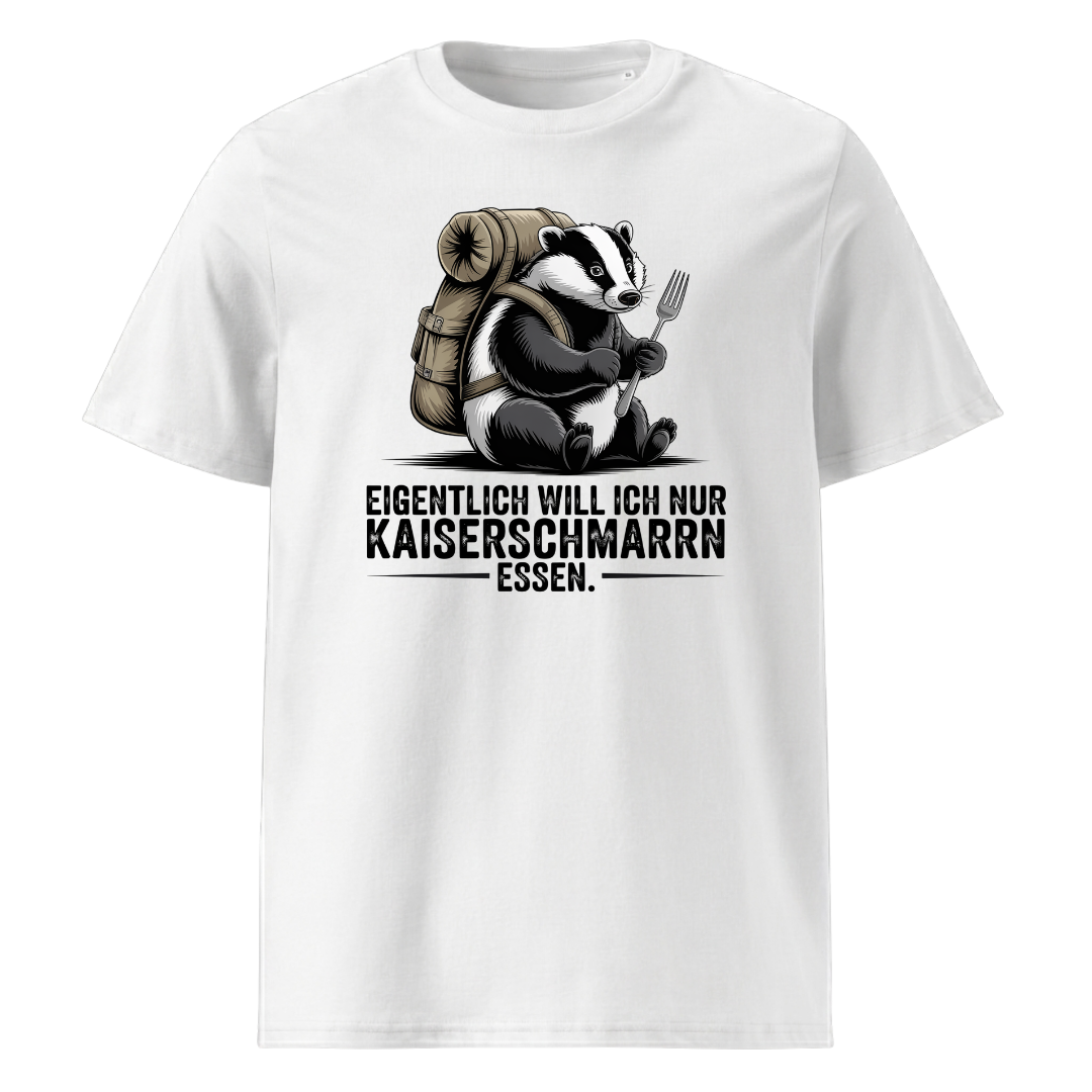 Kaiserschmarrn Dachs T-Shirt Unisex mit Dachs-Motiv, Motivdetail