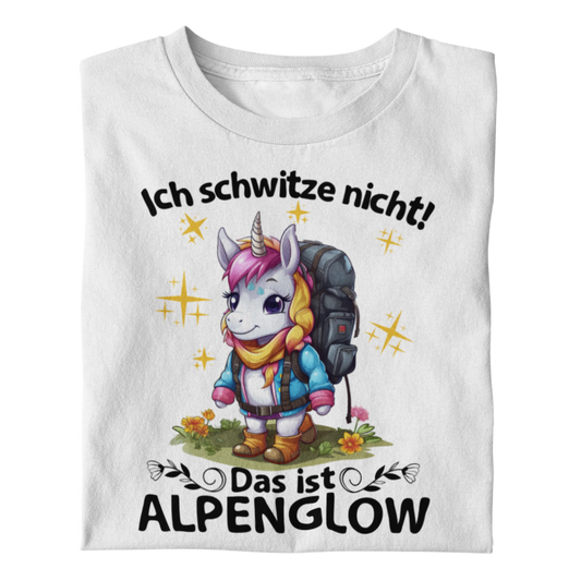 Alpenglow Bio Frauen Shirt mit Bergmotiv, Frontansicht