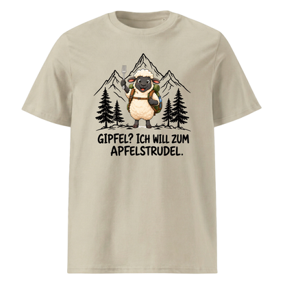 Apfelstrudel Schaf T-Shirt Unisex Beige