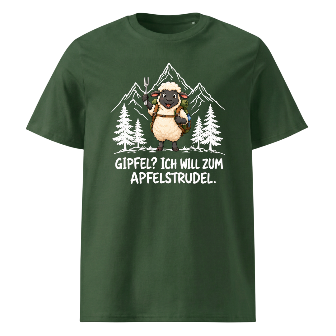 Apfelstrudel Schaf T-Shirt Unisex Grün