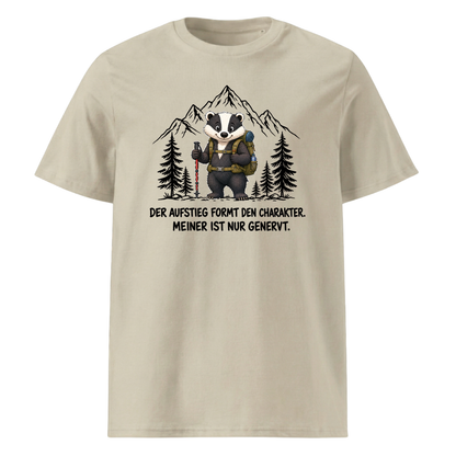 Aufstieg genervt Dachs T-Shirt Unisex Beige