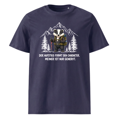 Aufstieg genervt Dachs T-Shirt Unisex Navy