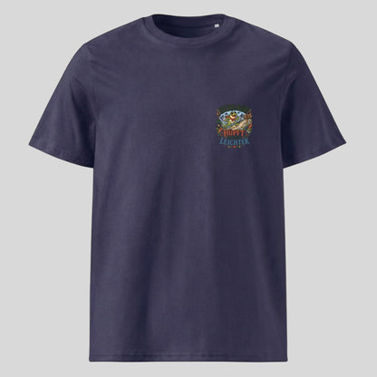 Bergauf hüpft sich's leichter Unisex T-Shirt mit Brustdruck, Kraxelgaudi
