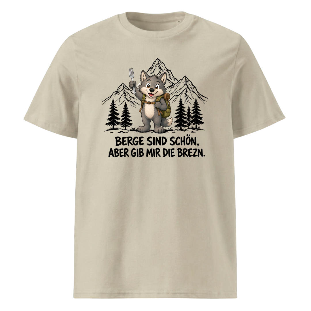 Brezn Wolf T-Shirt Unisex Beige