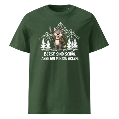 Brezn Wolf T-Shirt Unisex Grün
