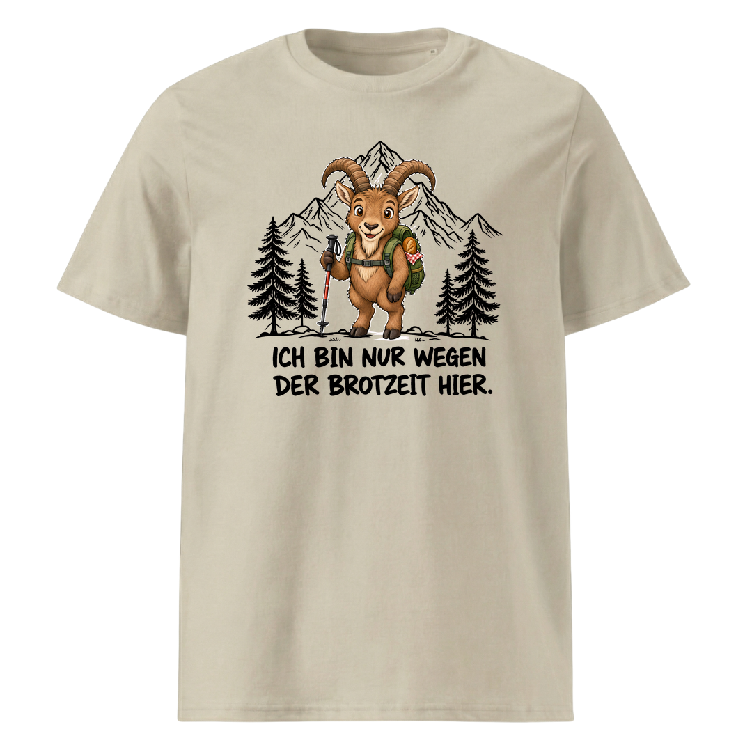 Brotzeit Steinbock T-Shirt Unisex Beige