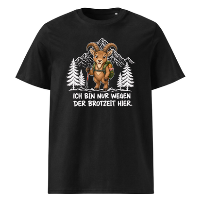 Brotzeit Steinbock T-Shirt Unisex Schwarz