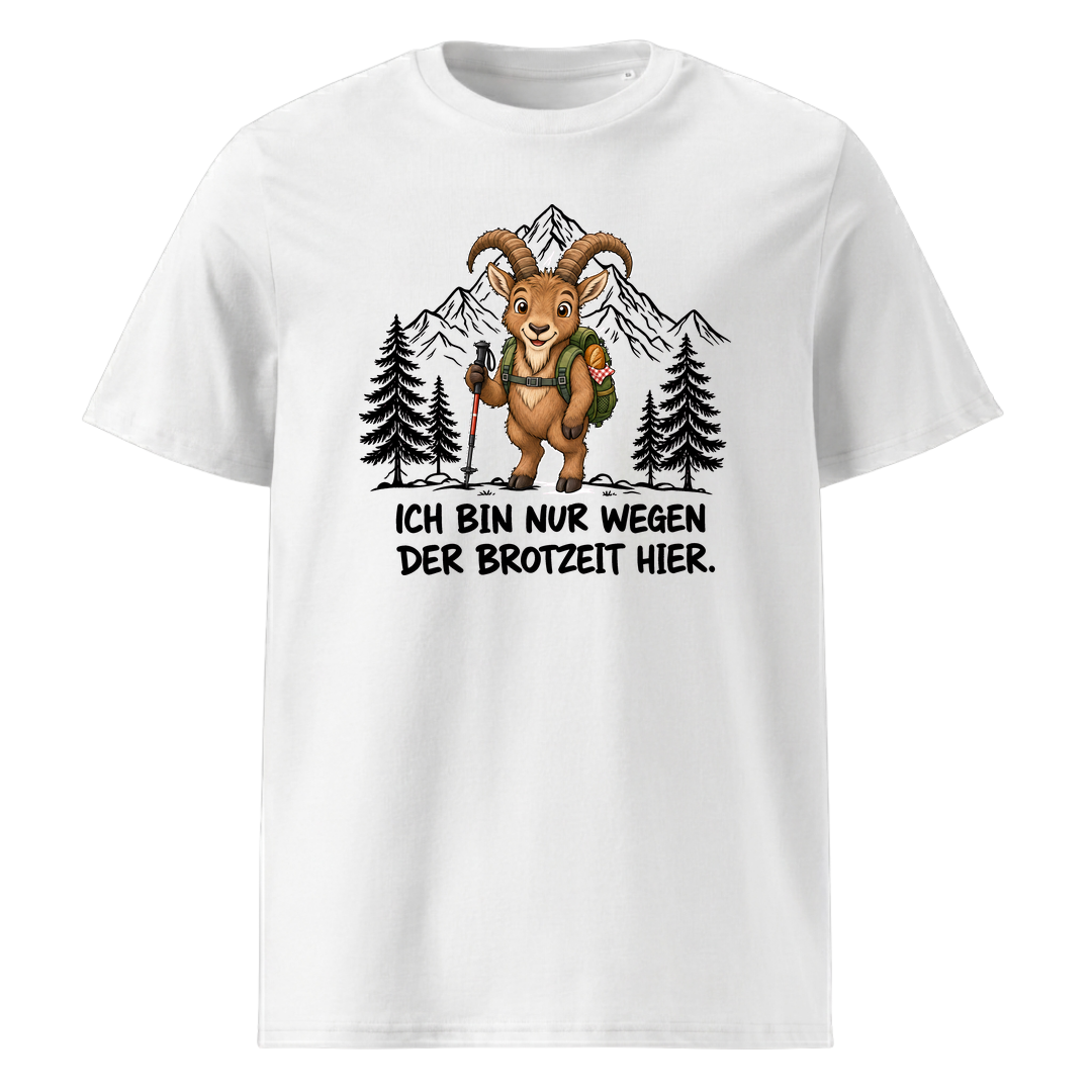 Brotzeit Steinbock T-Shirt Unisex Weiß