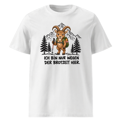 Brotzeit Steinbock T-Shirt Unisex Weiß