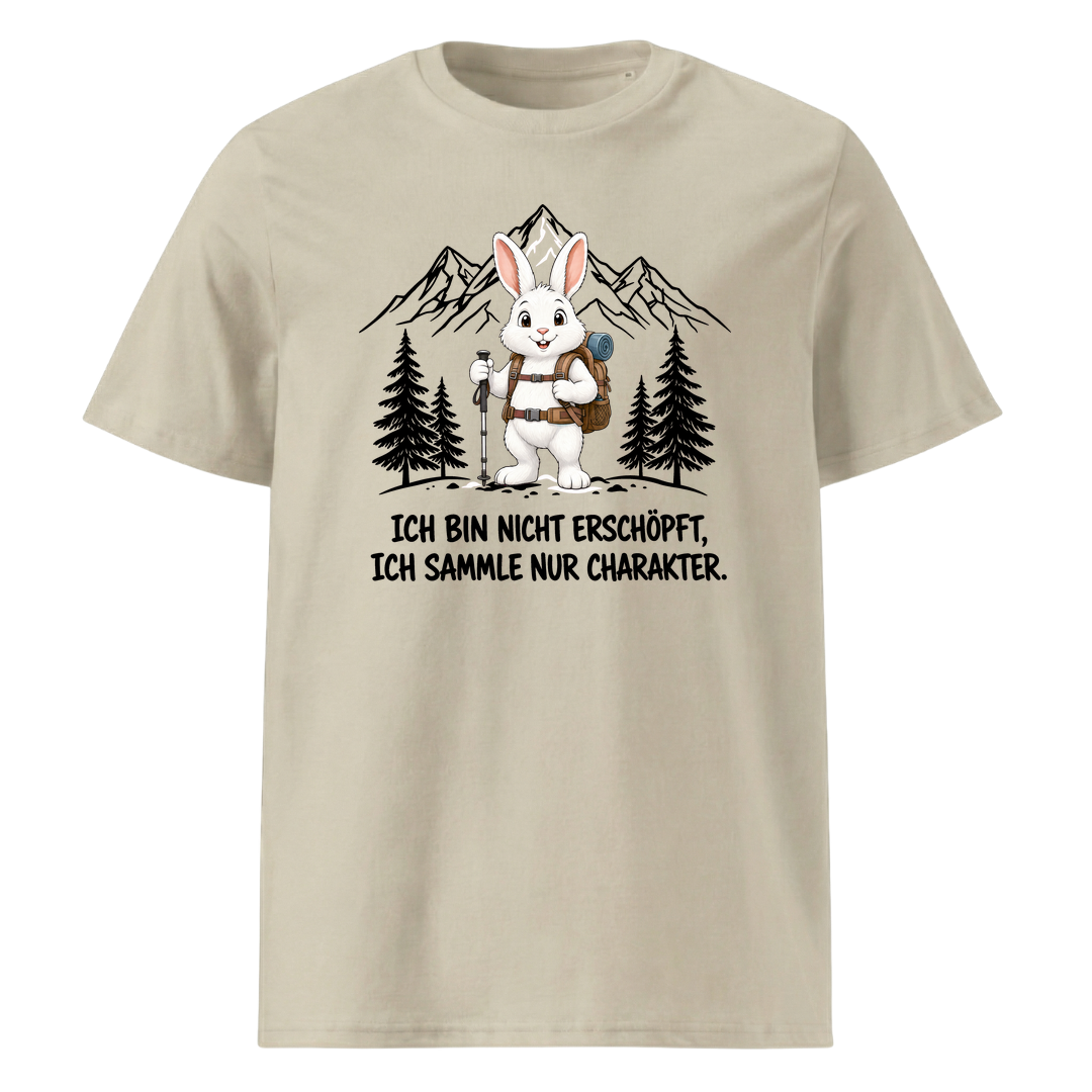 Charakter Hase T-Shirt Unisex Beige