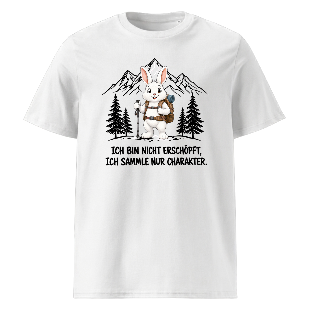 Charakter Hase T-Shirt Unisex Weiß