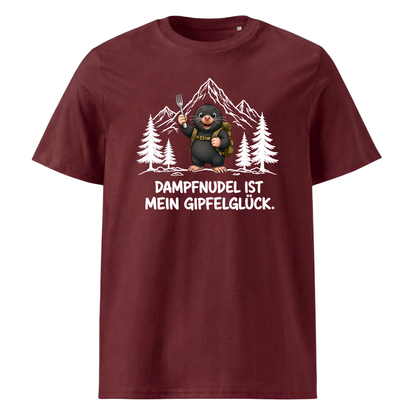 Dampfnudel Maulwurf T-Shirt Unisex Burgunder