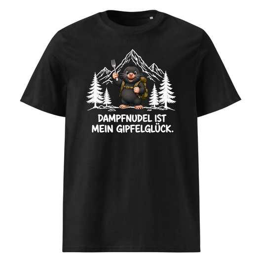 Dampfnudel Maulwurf T-Shirt Unisex Schwarz