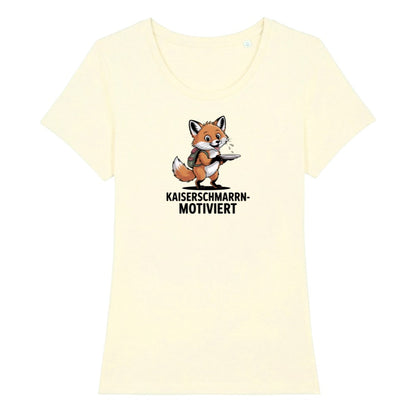 Kaiserschmarrnmotiviert Frauenshirt in Beige, Kraxelgaudi