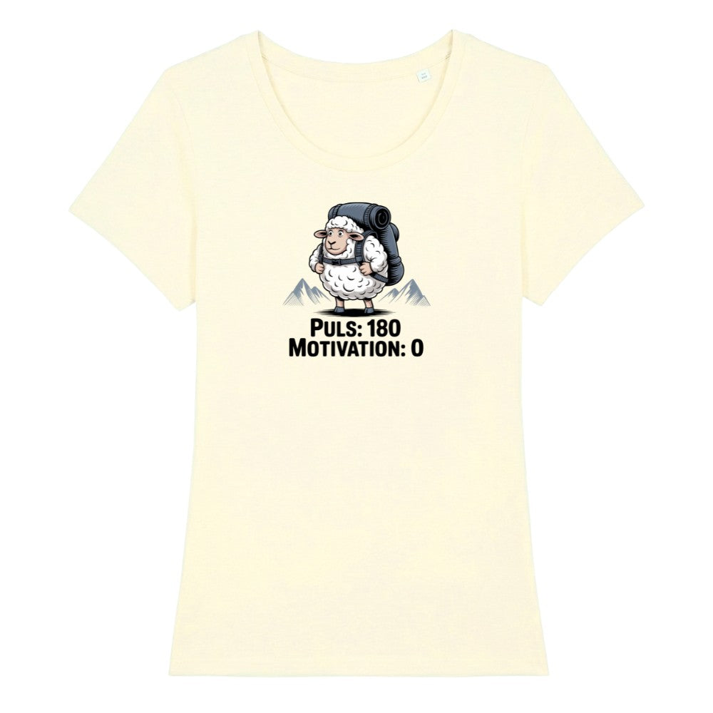 Puls - Motivation Frauenshirt in Beige, Kraxelgaudi