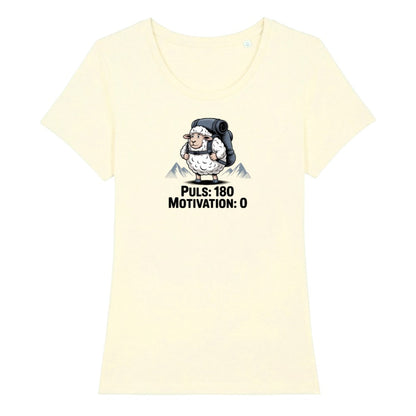 Puls - Motivation Frauenshirt in Beige, Kraxelgaudi