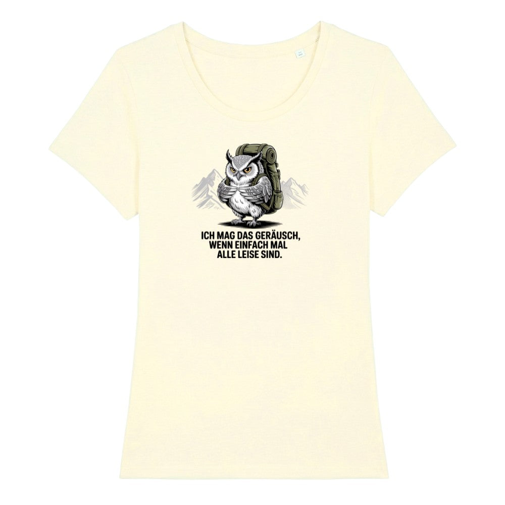 Ich mag das Geräusch Frauenshirt in Beige, Kraxelgaudi