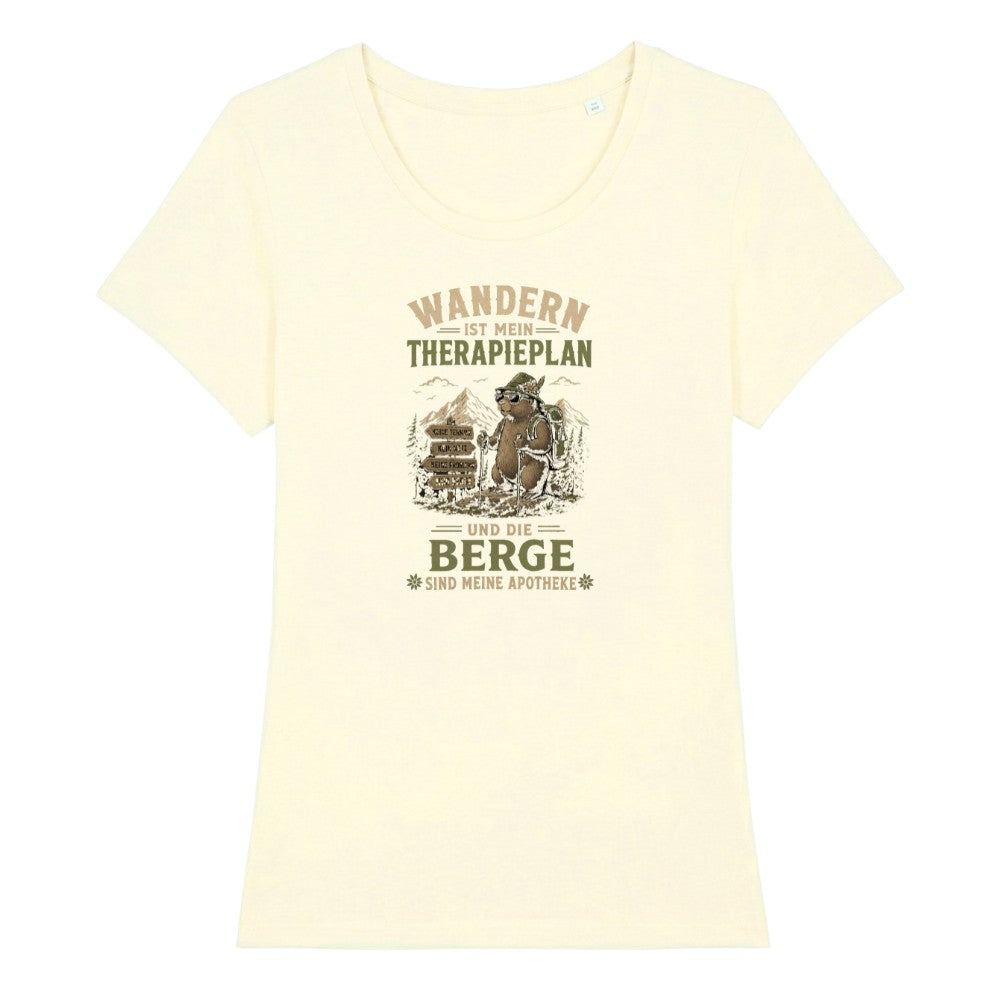 Therapieplan Frauenshirt in Beige, Kraxelgaudi