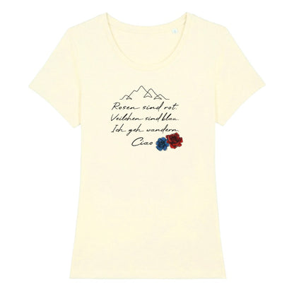 Rosen sind Rot Frauenshirt in Beige, Kraxelgaudi