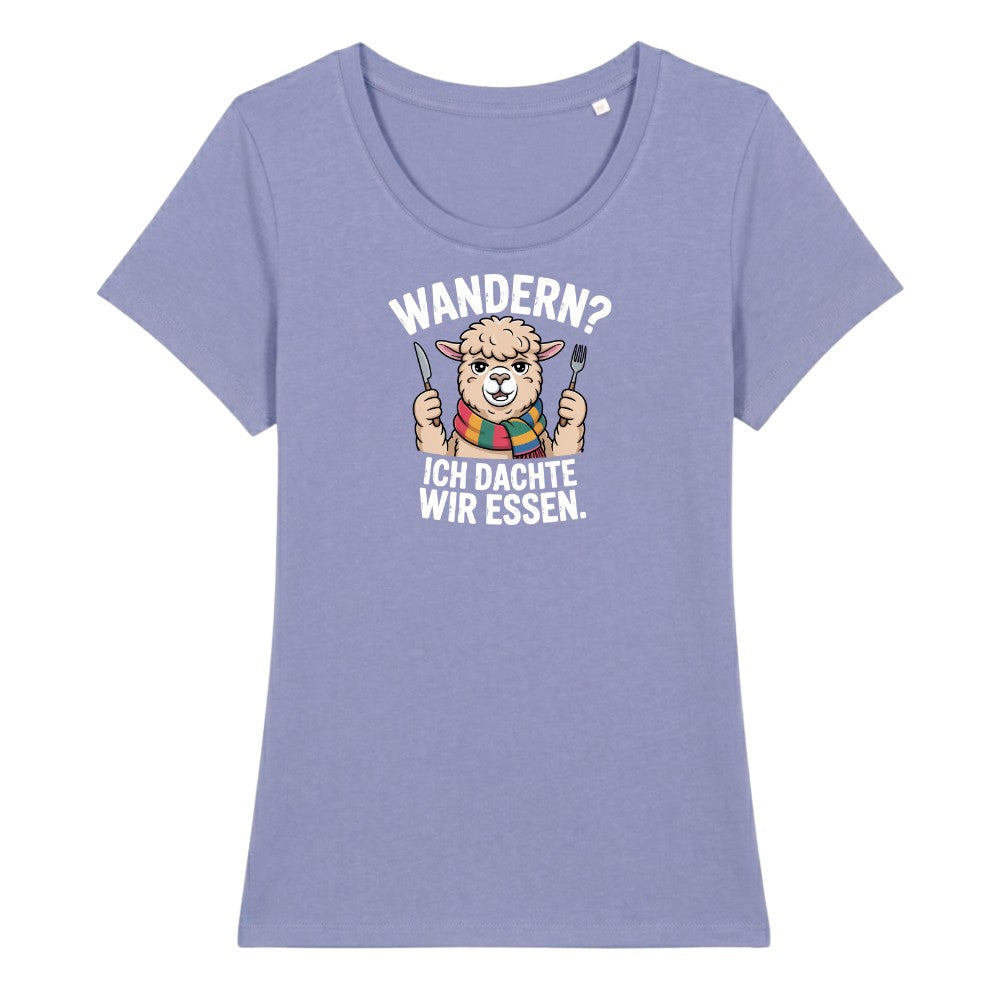 Ich dachte wir essen Frauenshirt in Lavendel, Kraxelgaudi
