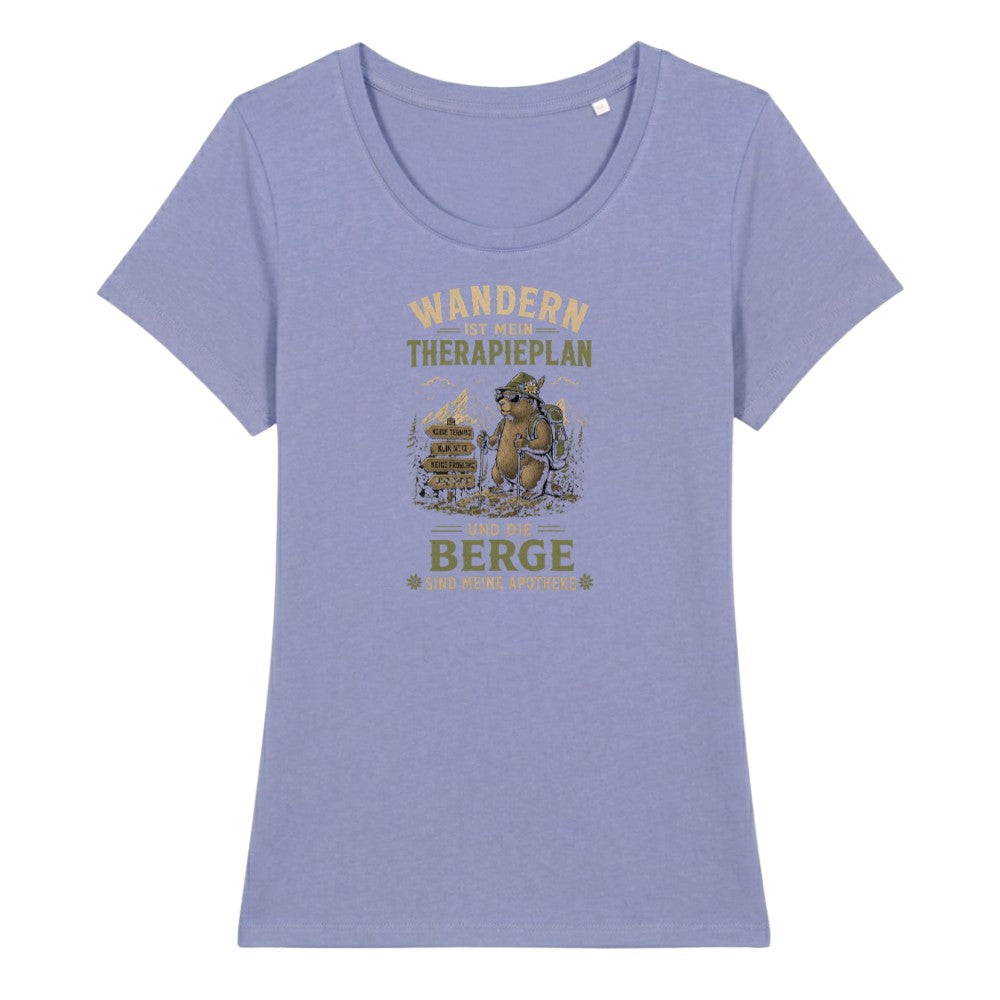 Therapieplan Frauenshirt in Lavendel, Kraxelgaudi