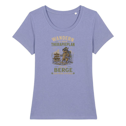 Therapieplan Frauenshirt in Lavendel, Kraxelgaudi
