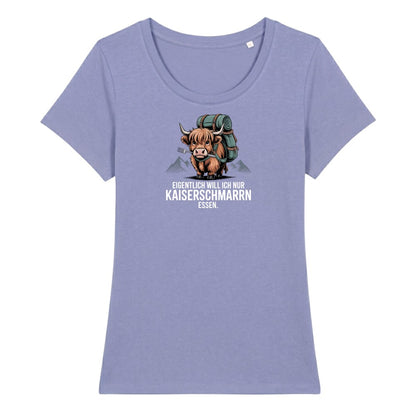 Kaiserschmarrn Rind Frauenshirt in Lavendel, Kraxelgaudi