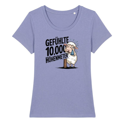 10000 Höhenmeter Frauenshirt in Lavendel, Kraxelgaudi