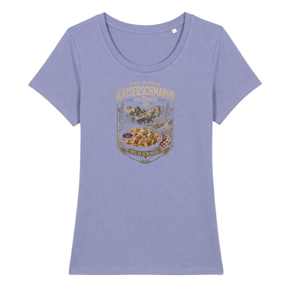 Kaiserschmarrn im Bauch Frauenshirt in Lavendel, Kraxelgaudi